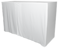 Chameleon Service Bar Curtain - White